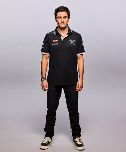 Jaguar TCS Racing Men's Black Polo