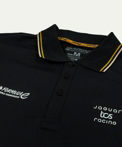 Jaguar TCS Racing Formula E Men's Team World Championship Black Polo