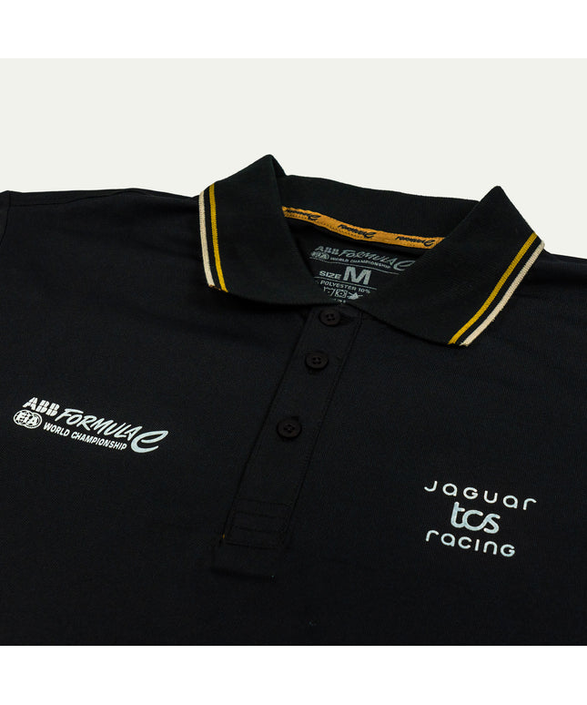 Jaguar TCS Racing Formula E Men's Team World Championship Black Polo