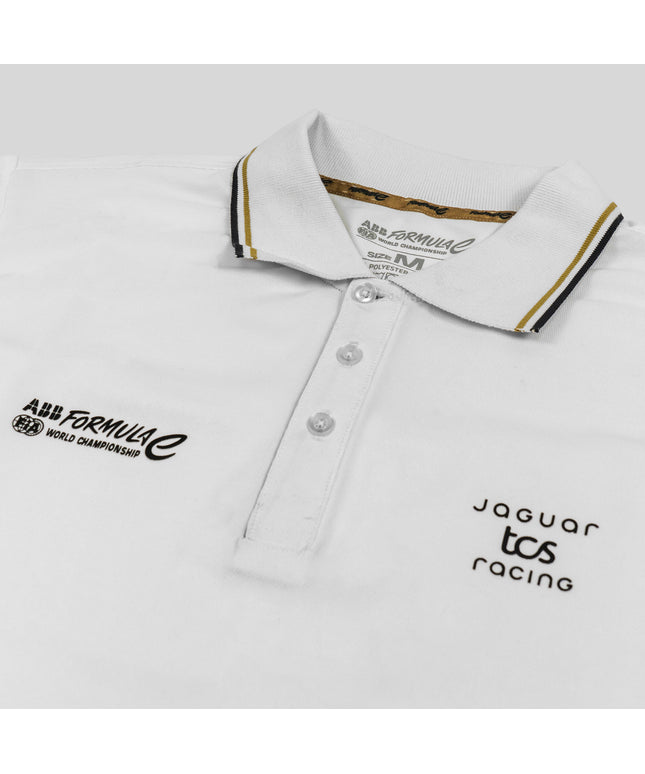 Jaguar TCS Racing Formula E Men's Team World Championship White Polo