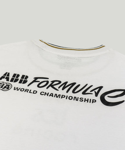 Jaguar TCS Racing Formula E Men's Team World Championship White T-Shirt