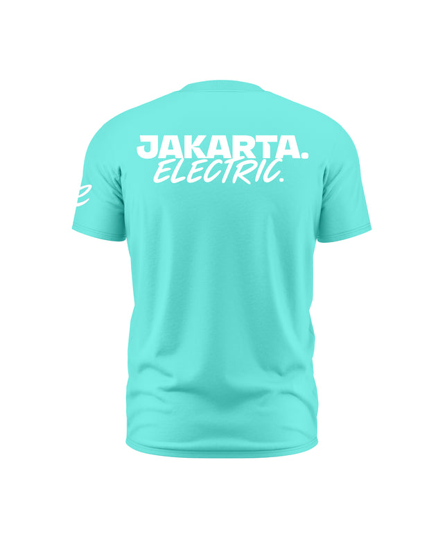 Formula E Men's Jakarta Electric Aqua Blue Limited Edition T-shirt