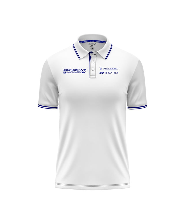 Maserati MSG Racing Formula E Men's Team World Championship White Polo