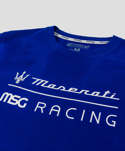 Maserati MSG Racing Formula E Men's Team World Championship Blue T-shirt