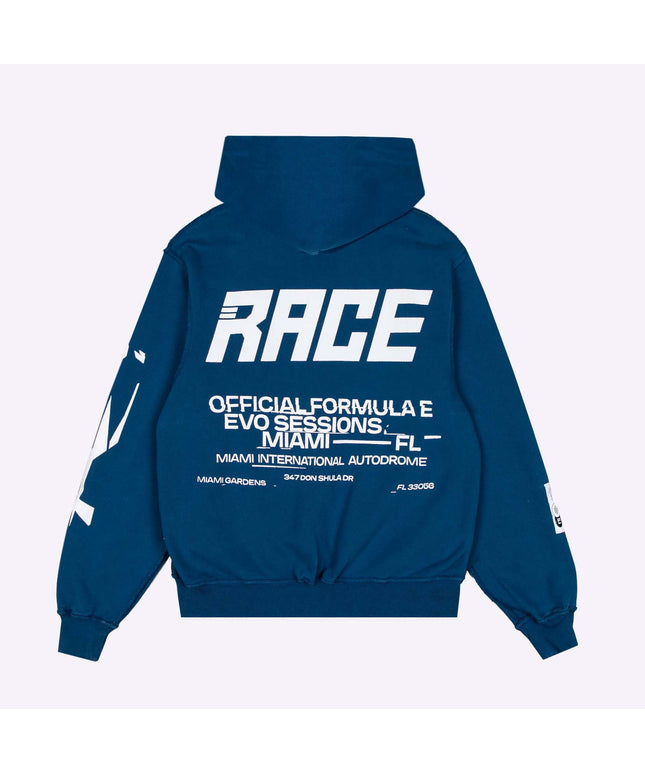 Formula E x Race Service Unisex Blue Hoodie 2025