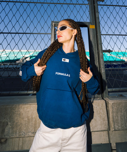 Formula E x Race Service Unisex Blue Hoodie 2025