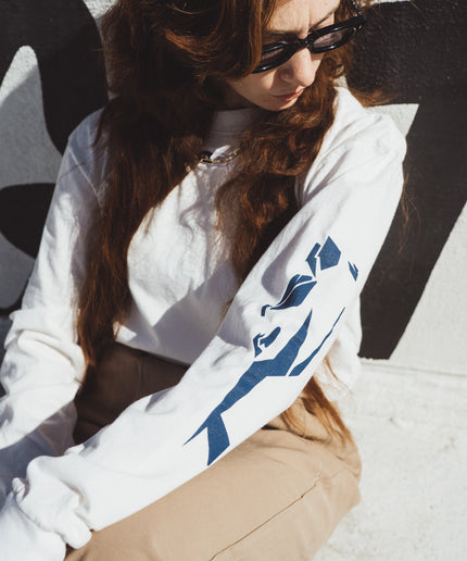 Formula E x Race Service Unisex Longsleeve White Shirt 2025