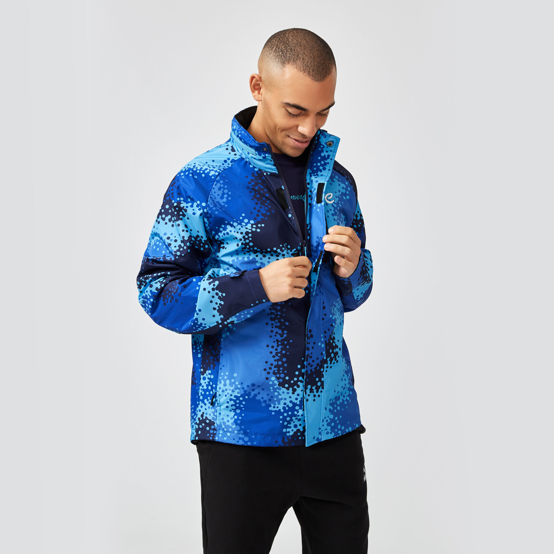 Adidas camo sale rain jacket